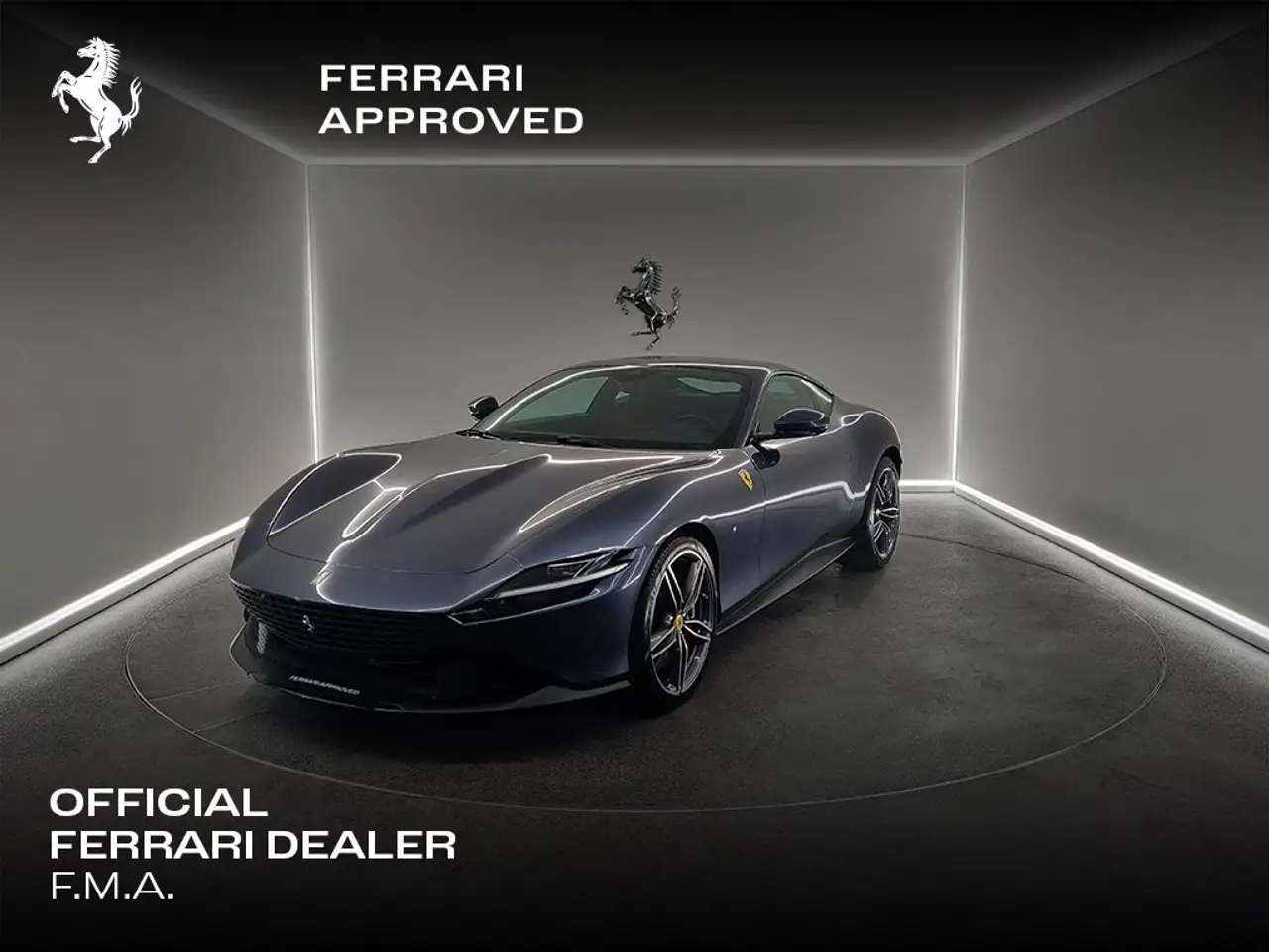 RomaBlu Roma / Bordeaux Interior / Ferrari Approved