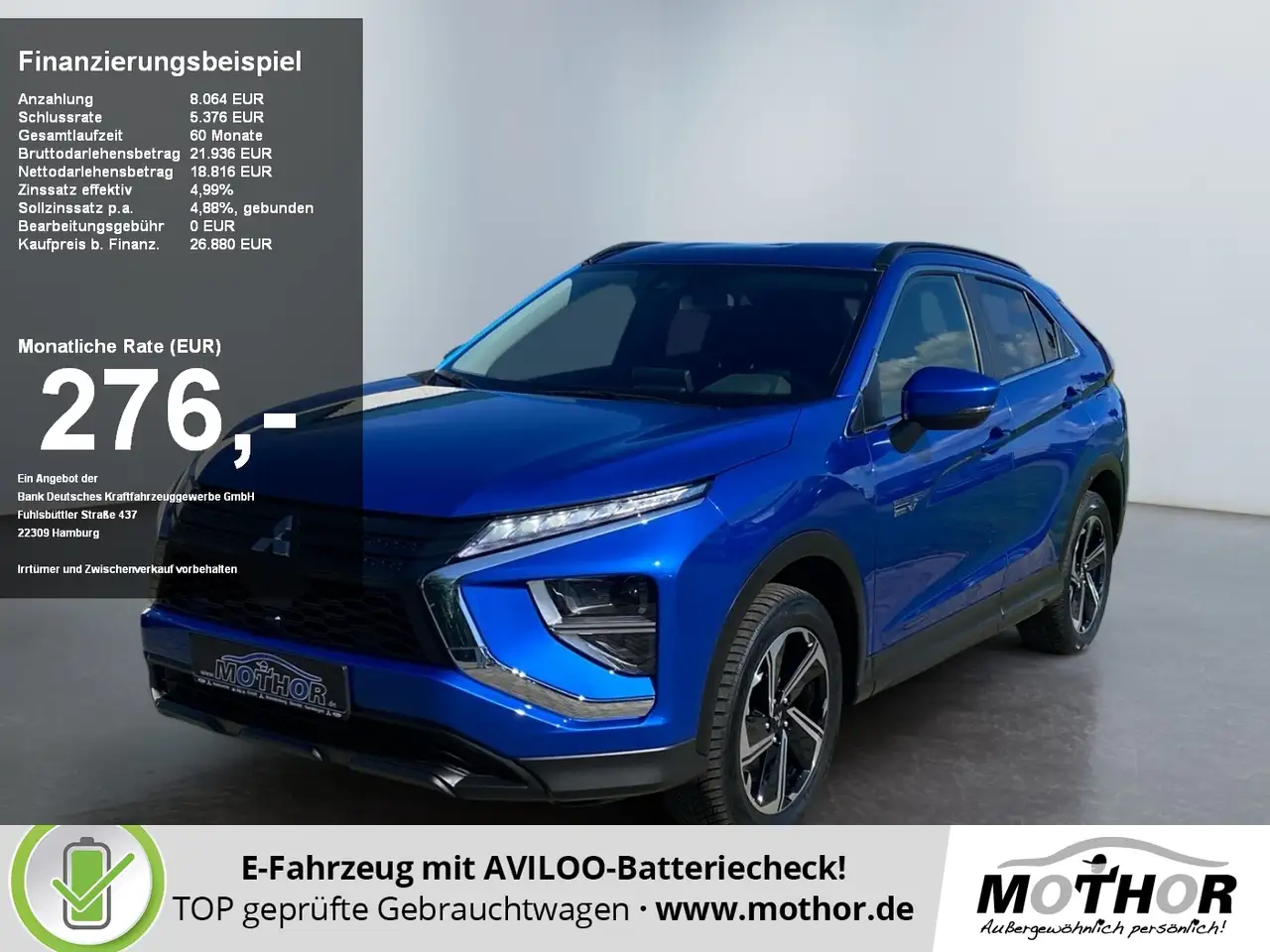 Eclipse CrossBASIS 2.4 MIVEC PHEV TEMP NAVI KAM