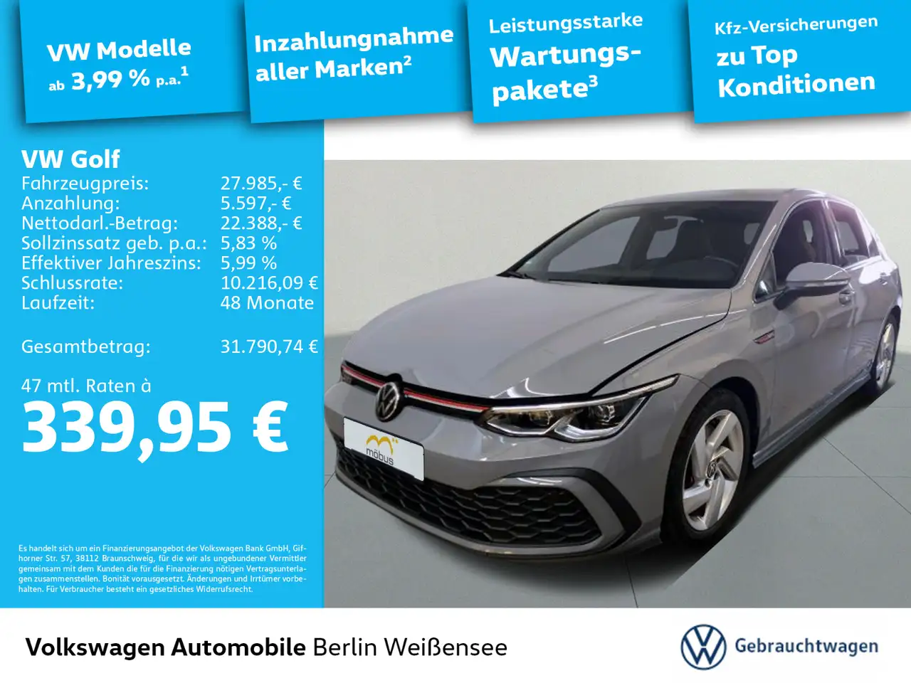Golf GTIGolf VIII 2.0 TSI*GTI*DSG*APP*PDC*AAC*RFK*SHZ*