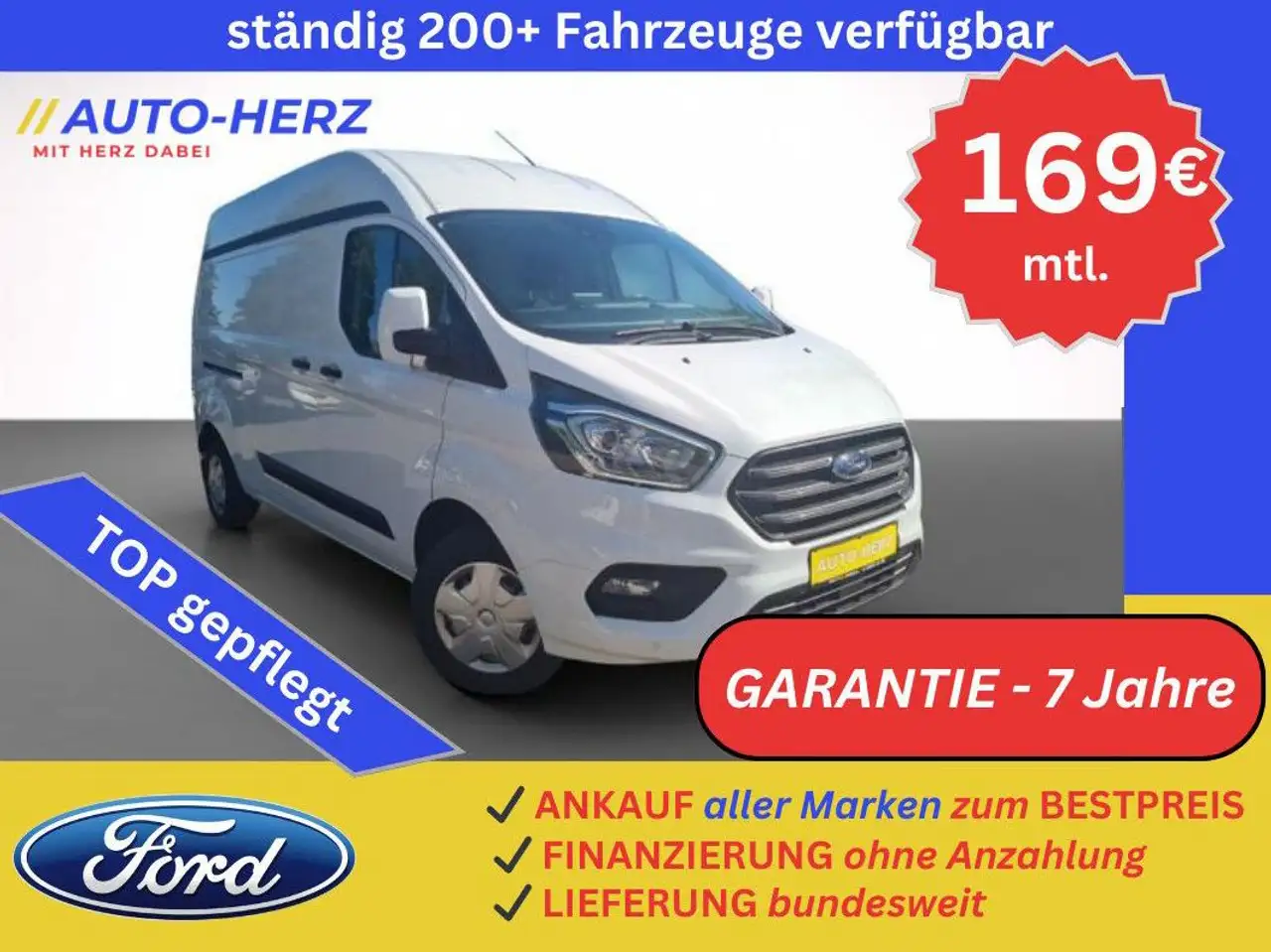Transit CustomKasten L2H2  *1.HAND+KLIMA+PDC*