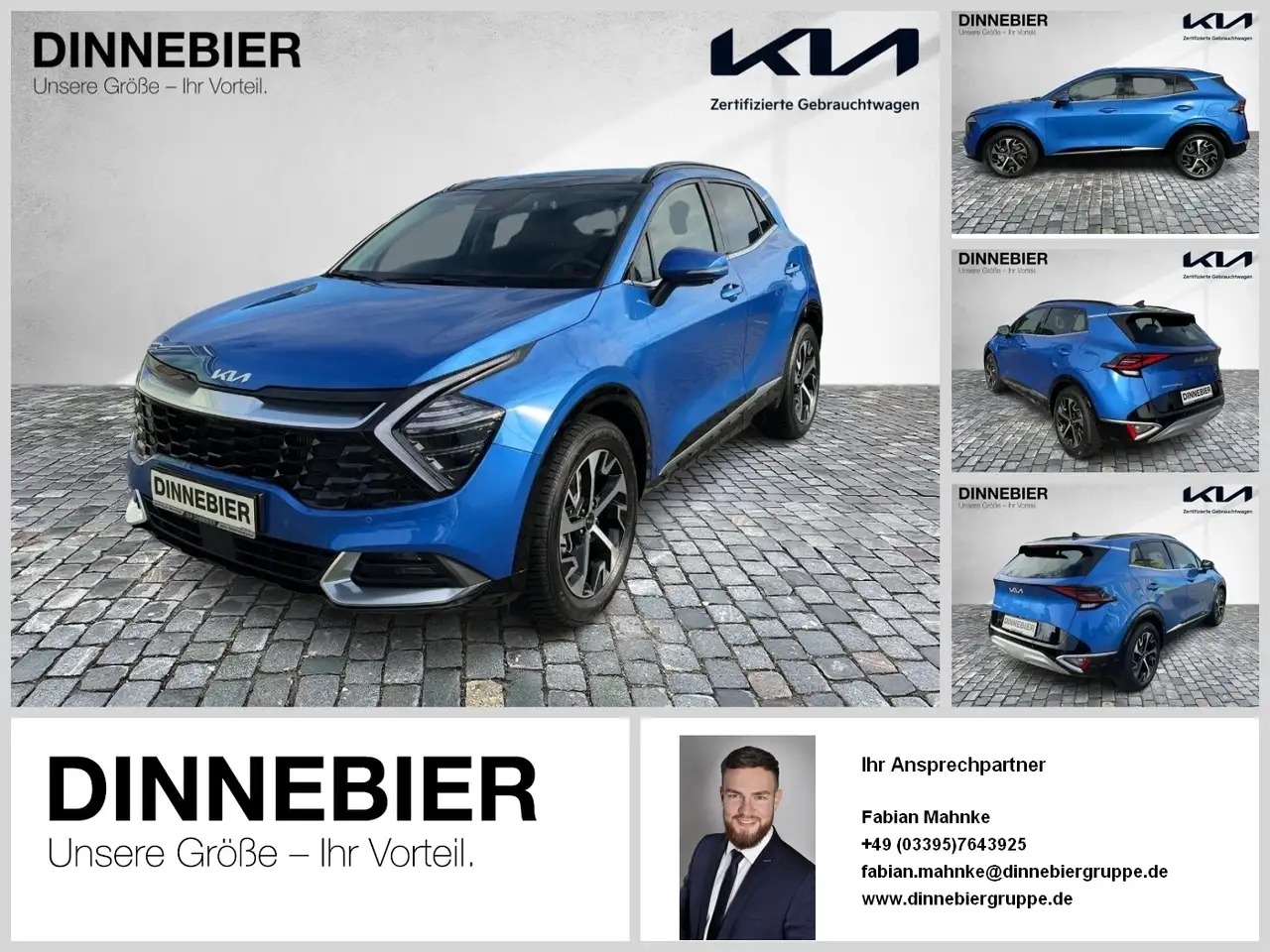 Sportage1.6T Spirit LED+360°+Glasdach+Navi