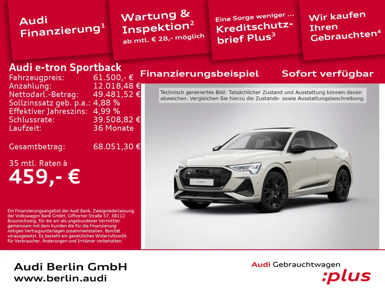 e-tronS line 55 qu. 360°K HUD NACHTS