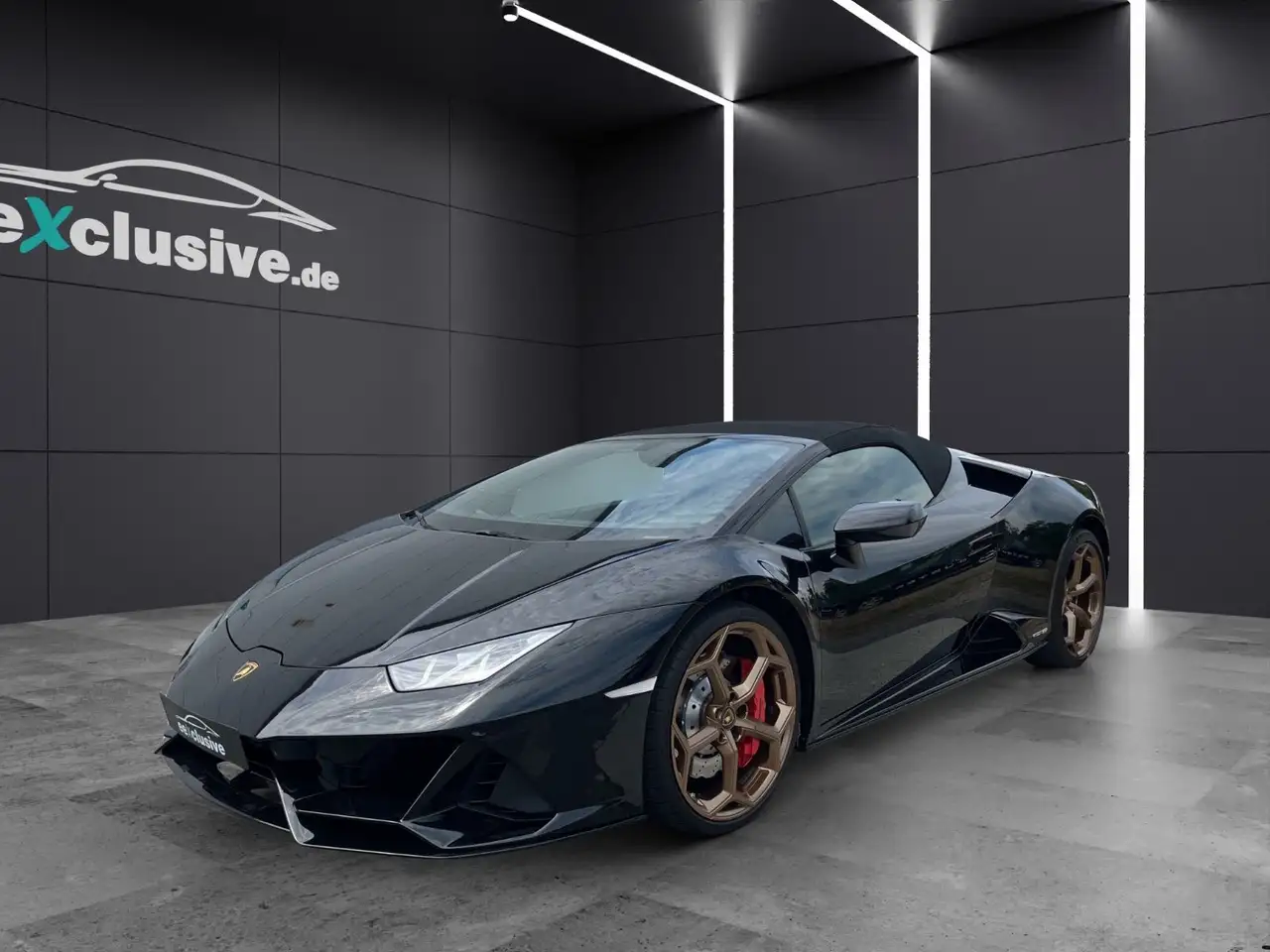HuracánEVO Spyder Nero Helene Liftsystem Kamera