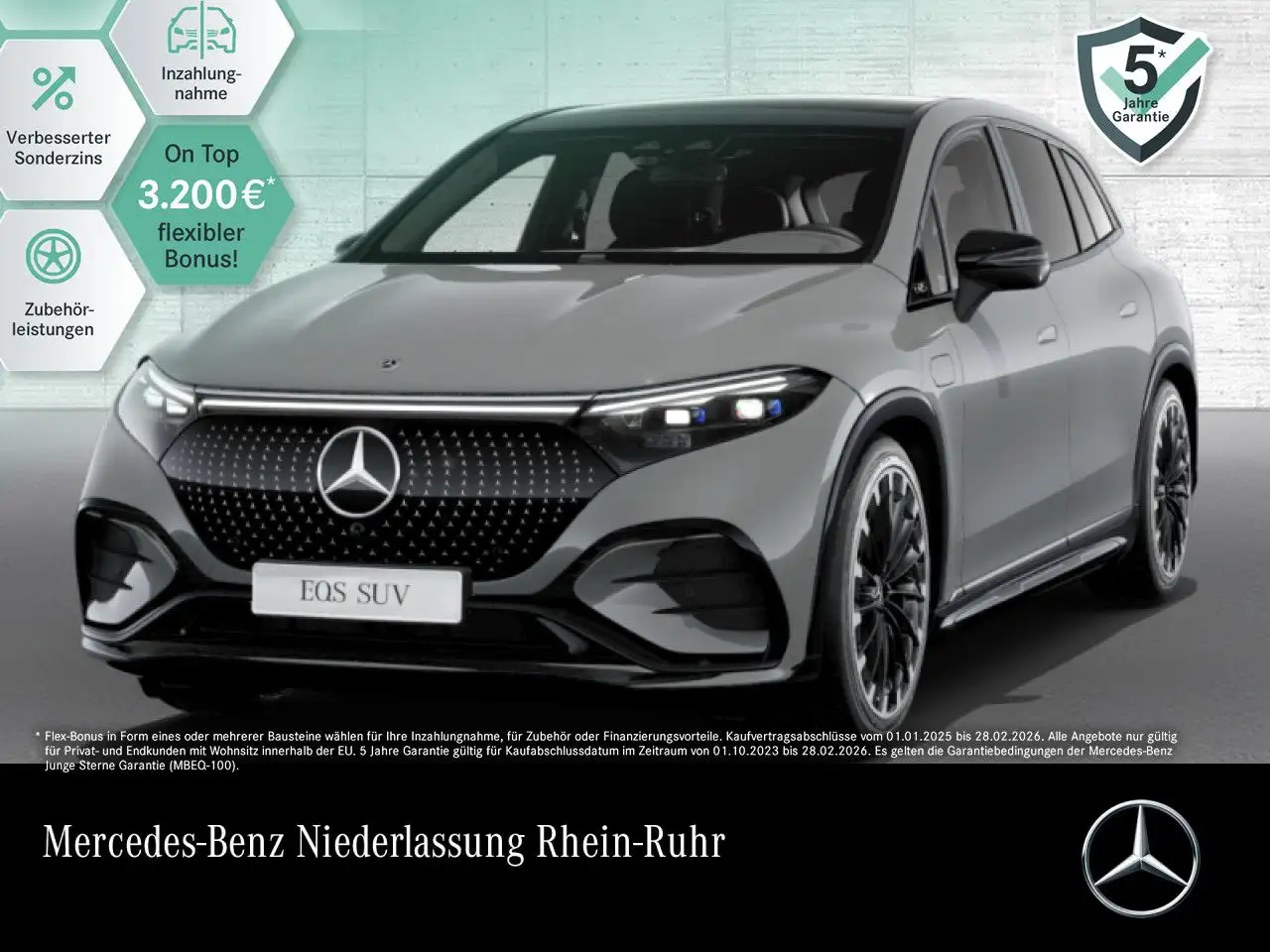 EQS SUVEQS 580 4Matic AMG Fahrass 360° Airmat Pano Distr.
