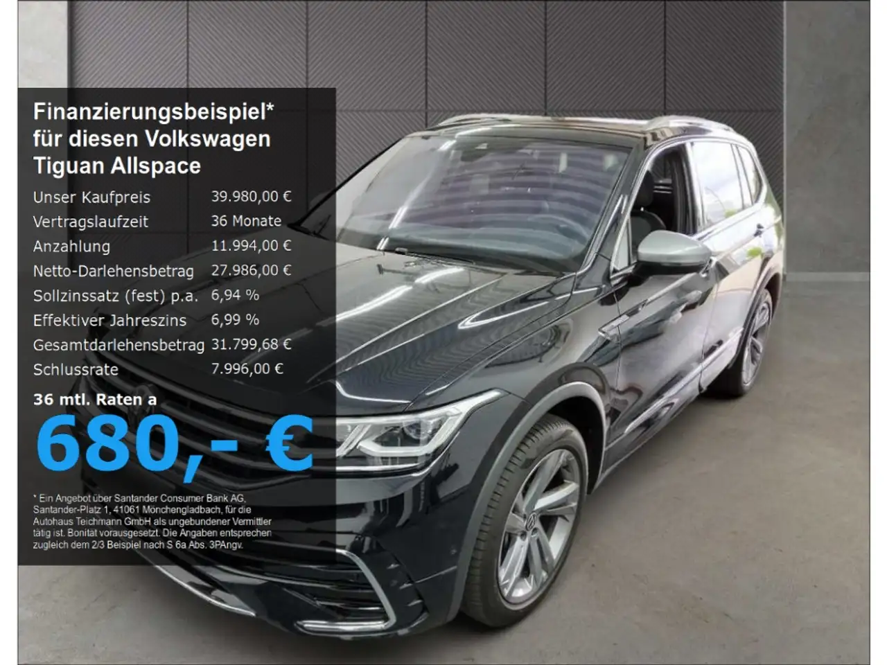 Tiguan AllspaceR-Line 4Moti 2.0 TDI AHK 7Sitzer Pano DSG