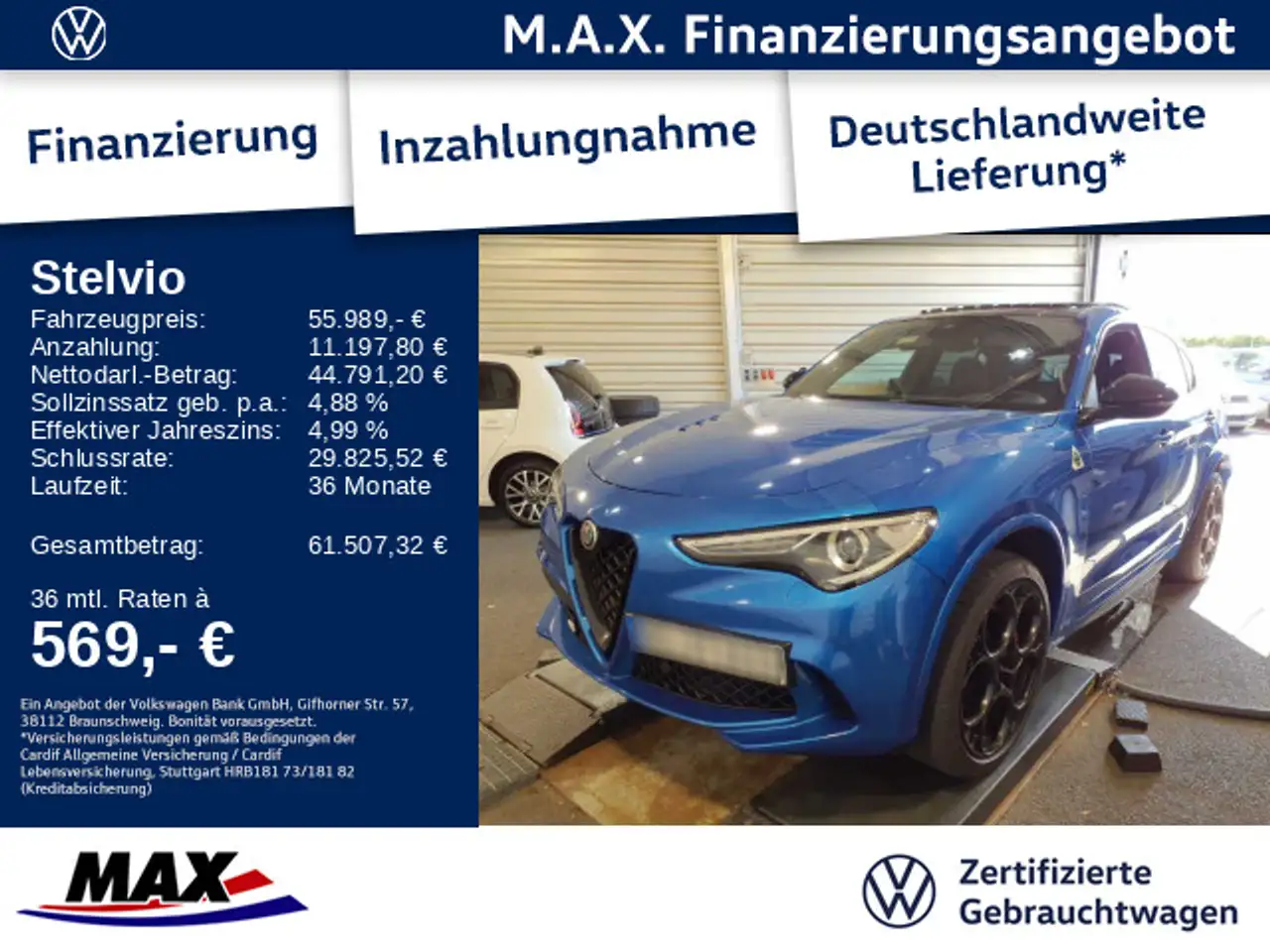 StelvioQUADRIFOGLIO Q4 2.9 V6 BI-TURBO PANO+H&K