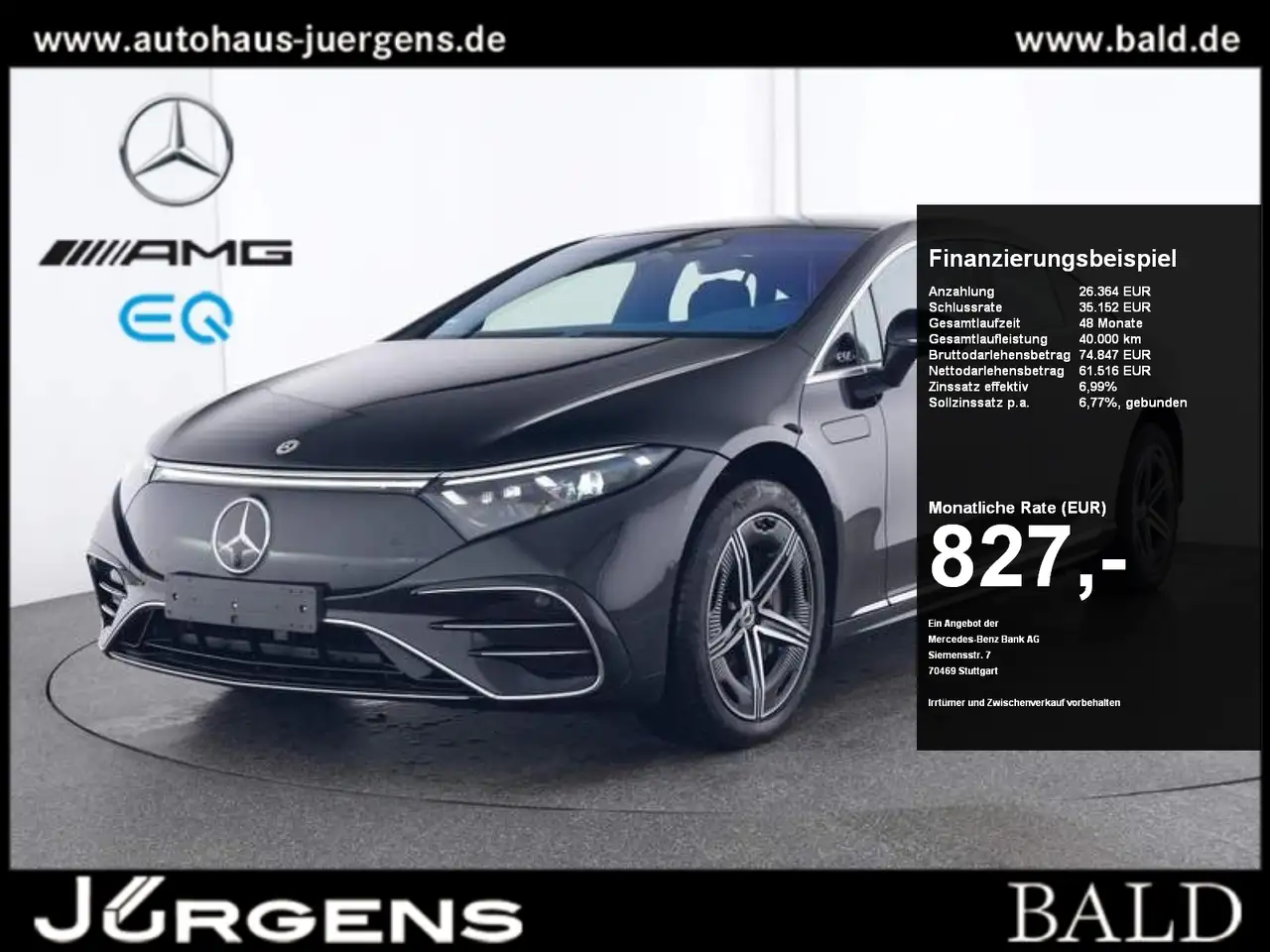 EQS580 4M AMG-Sport/Hyper/Pano/Sitzklim/HA-Lenk