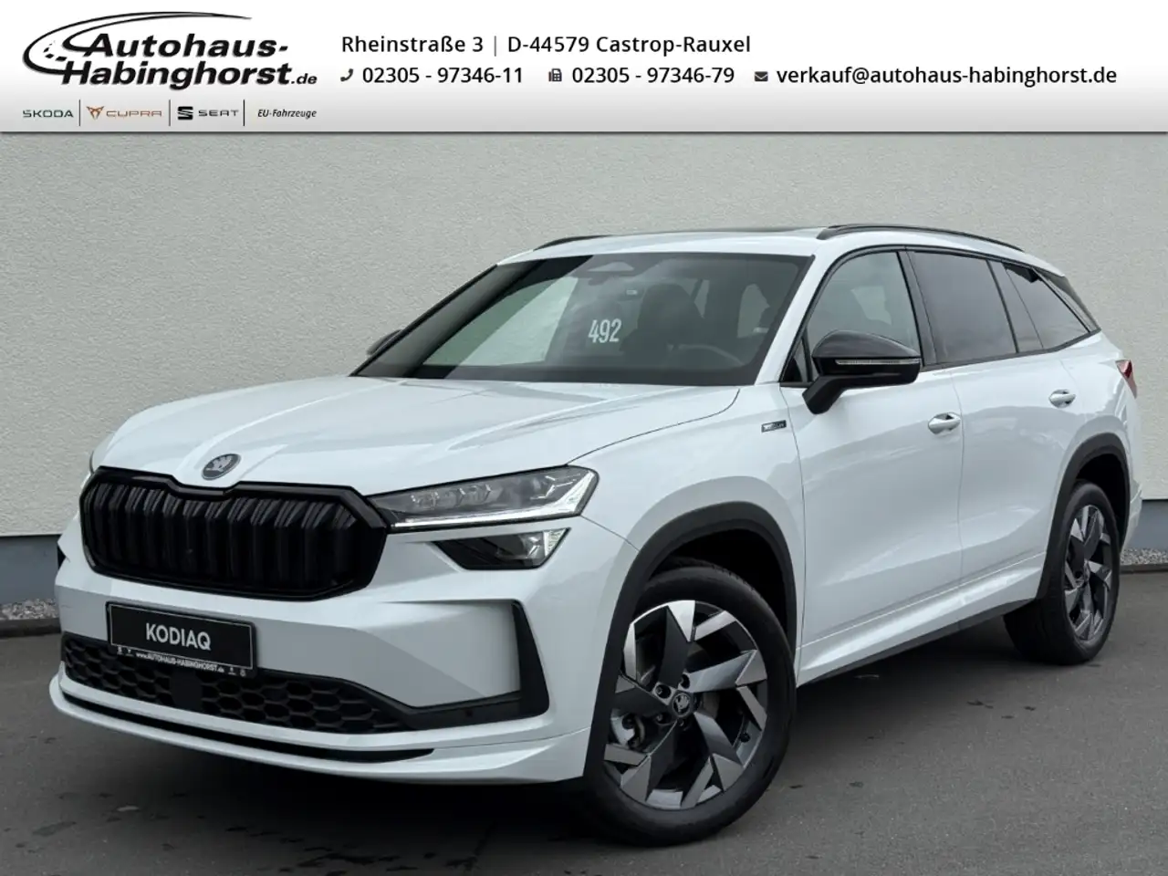 Kodiaq2.0 TDI DSG 4x4 Sportline 7-Sitzer ACC Matrix Pano