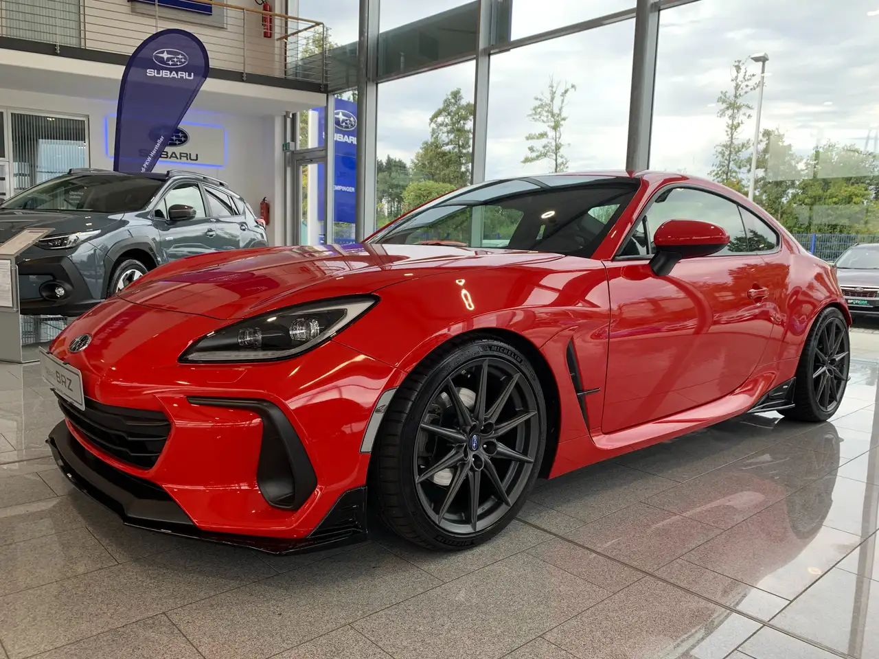 BRZSport STi Paket , Milltek & K&W Schraubfahrwerk