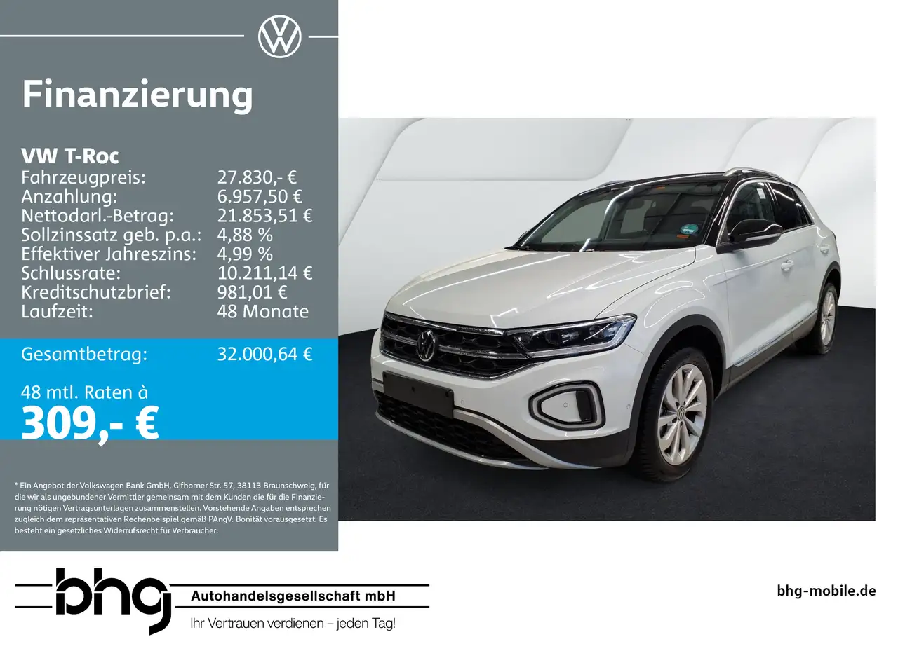 T-Roc1.5 TSI DSG *STYLE* #AHK #NAVI #BUSINESS-P