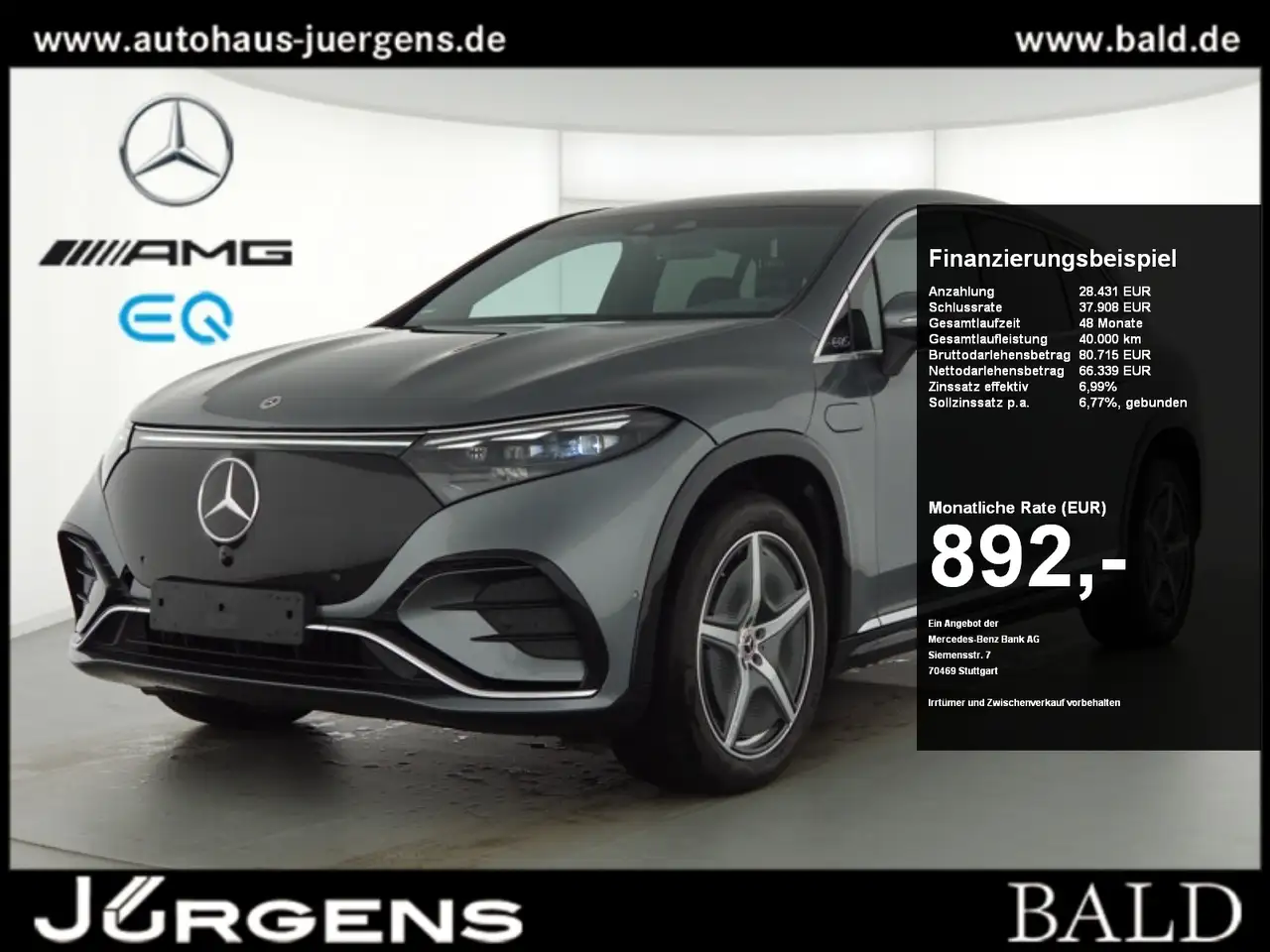 EQS SUVEQS 580 4MATIC SUV +AMG+MBUX+Pano+Burm+AHK+360