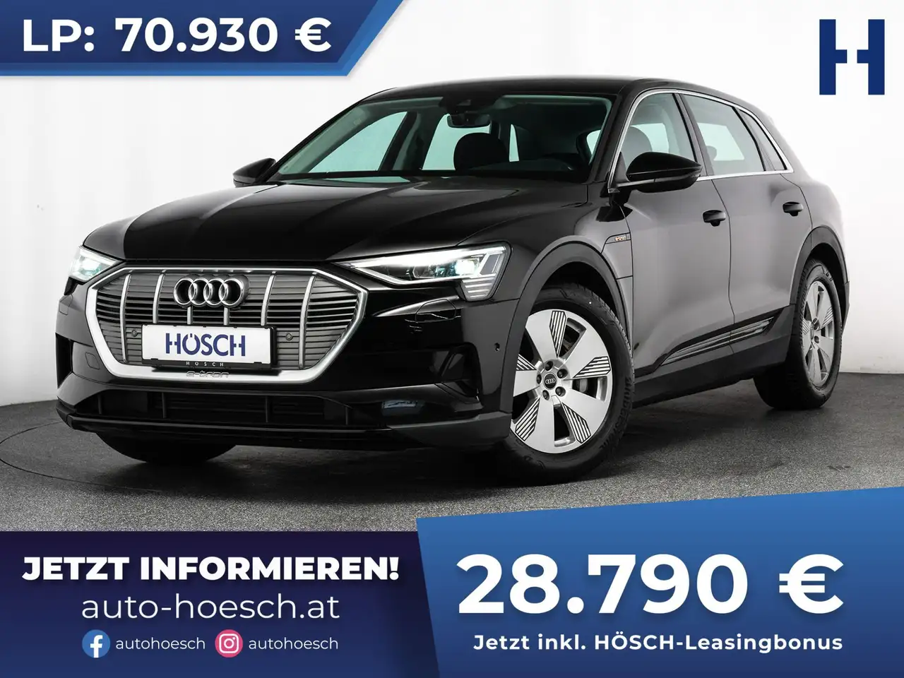 e-tron50 quattro LUFTFEDERUNG VIRTUAL LED NAVI+ -50%