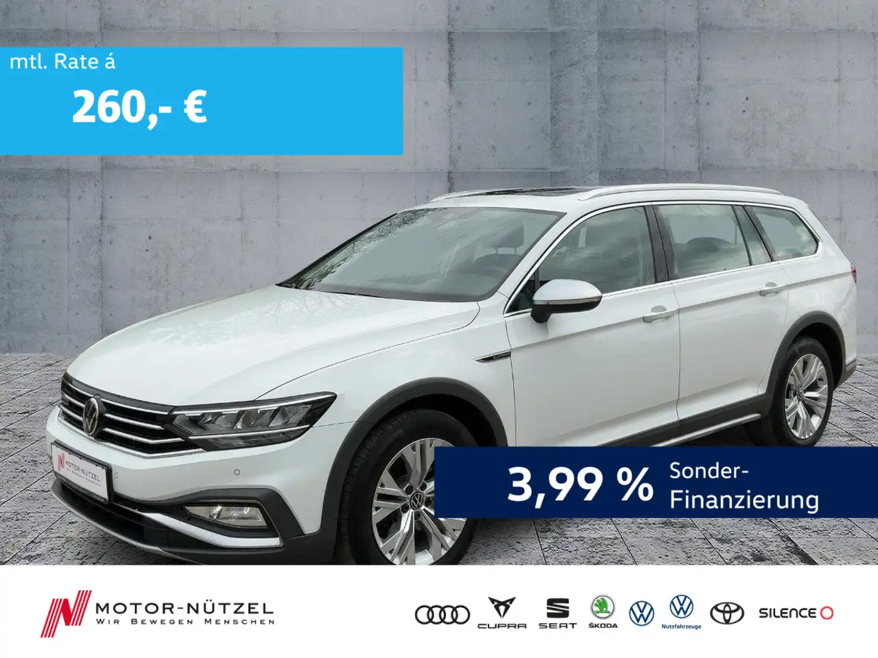 Passat Alltrack2.0 TDI DSG 4M LED+NAVI+AHK+PANO
