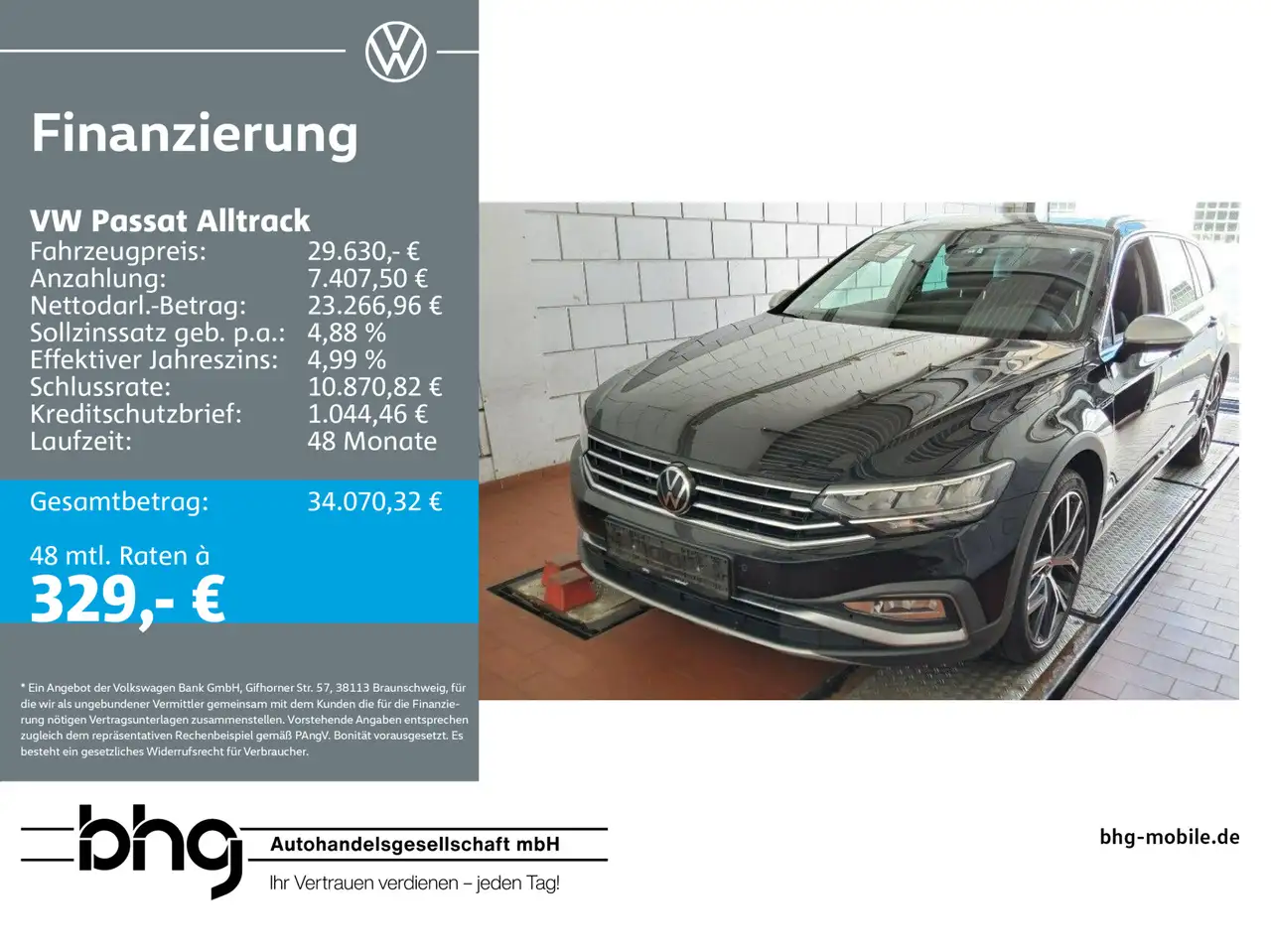 Passat AlltrackVariant 2.0 TDI SCR DSG 4Motion