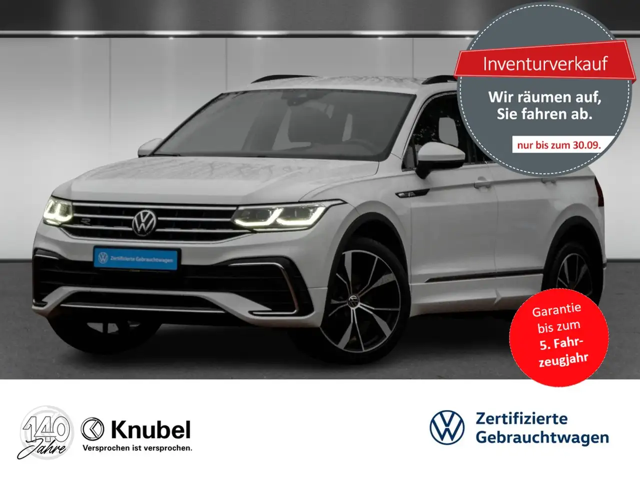TiguanR-Line 2.0 TDI DSG AHK Kamera 20" eKlappe Navi