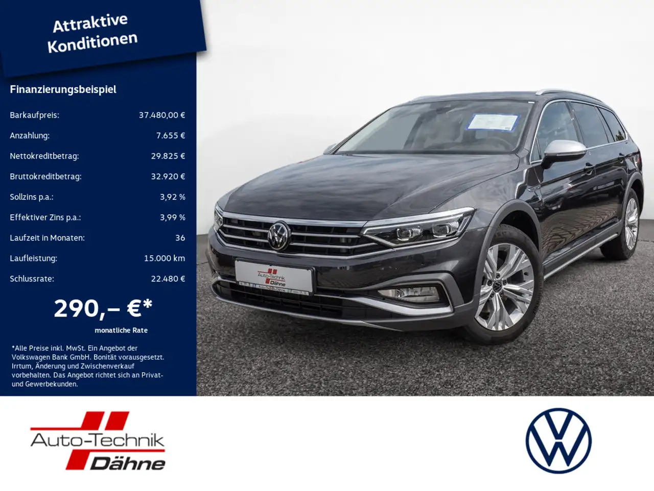 Passat Alltrack2.0 TDI 4MOTION MATRIX-LED