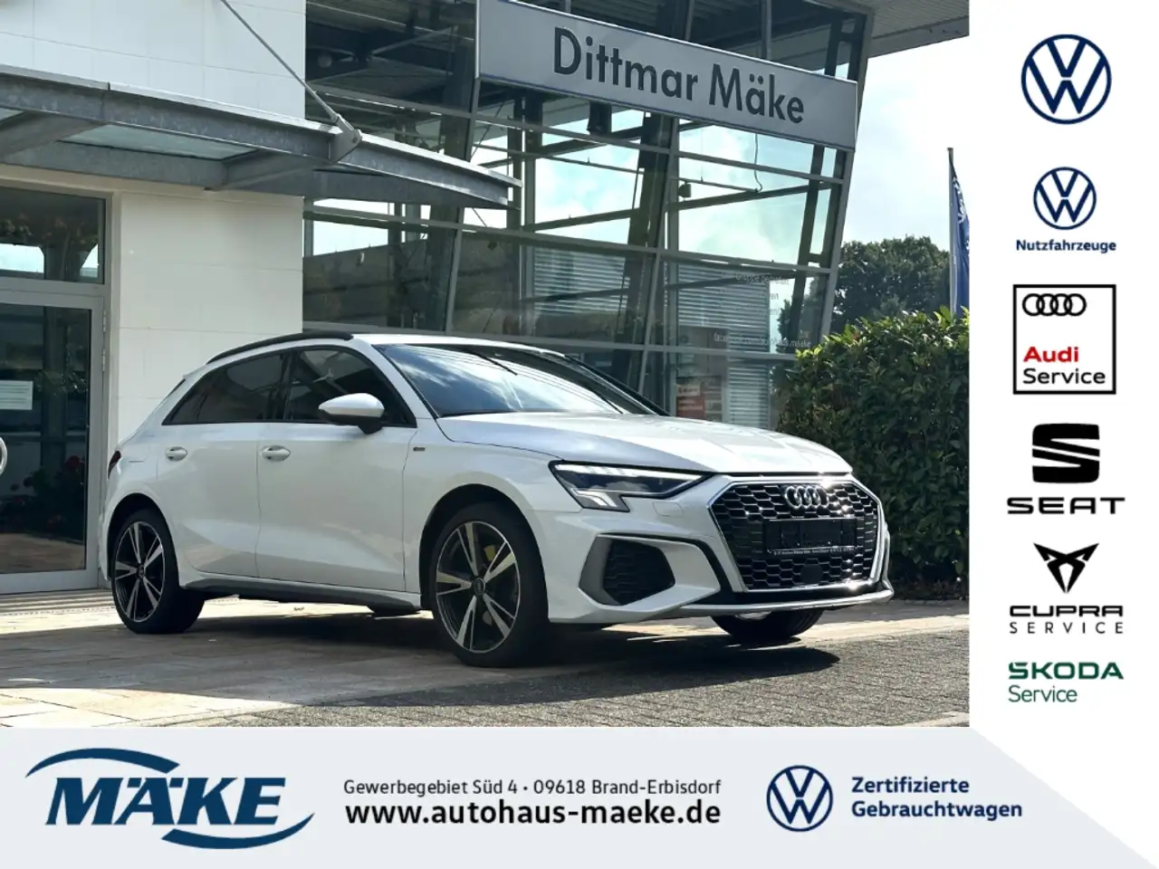 A3Sportback S-Line 40 TFSI e LED NAV AHZV SHZ VC