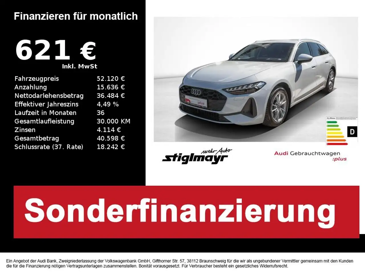 A5Avant TDI ACC+B&O+HUD+NAVI+SITZHG+PDC+18´