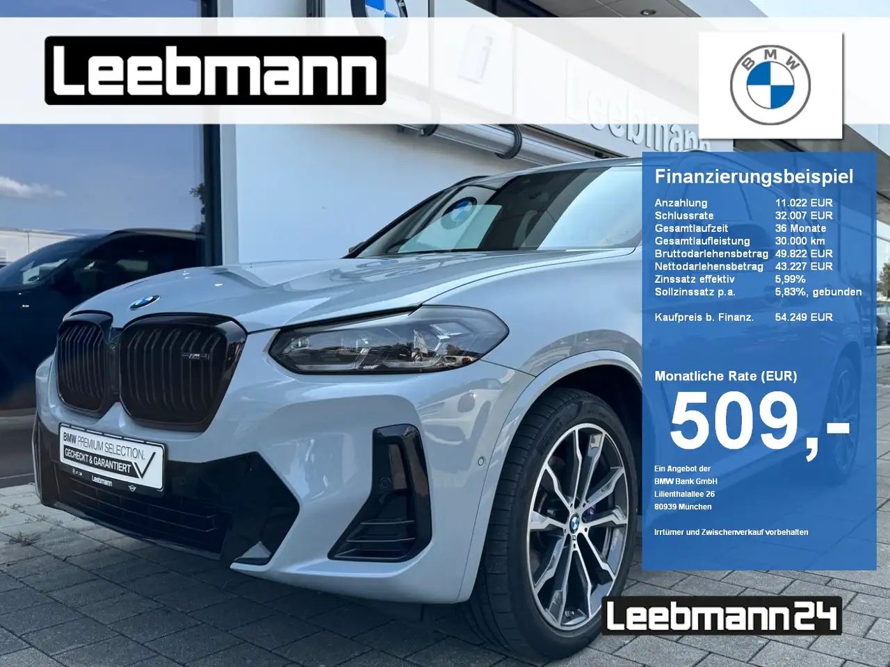 X3 M40i AHK/StHz/GSD/HK-HiFi/RFK 2 JAHRE GARANTIE