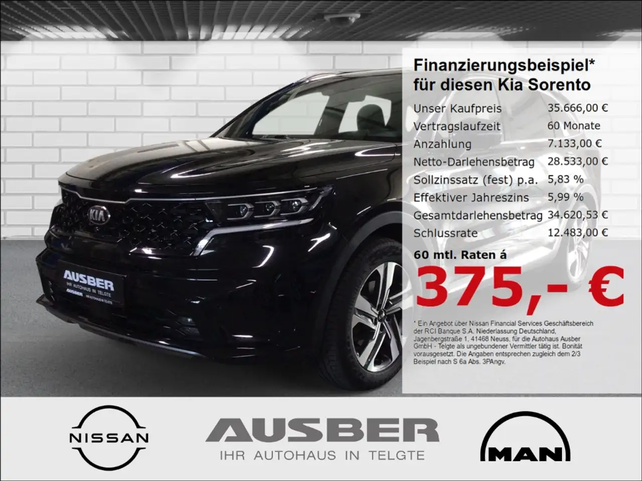 SorentoPlatinum 4WD Plug-In Hybrid 1.6 T-GDI 7-Sitzer AHK
