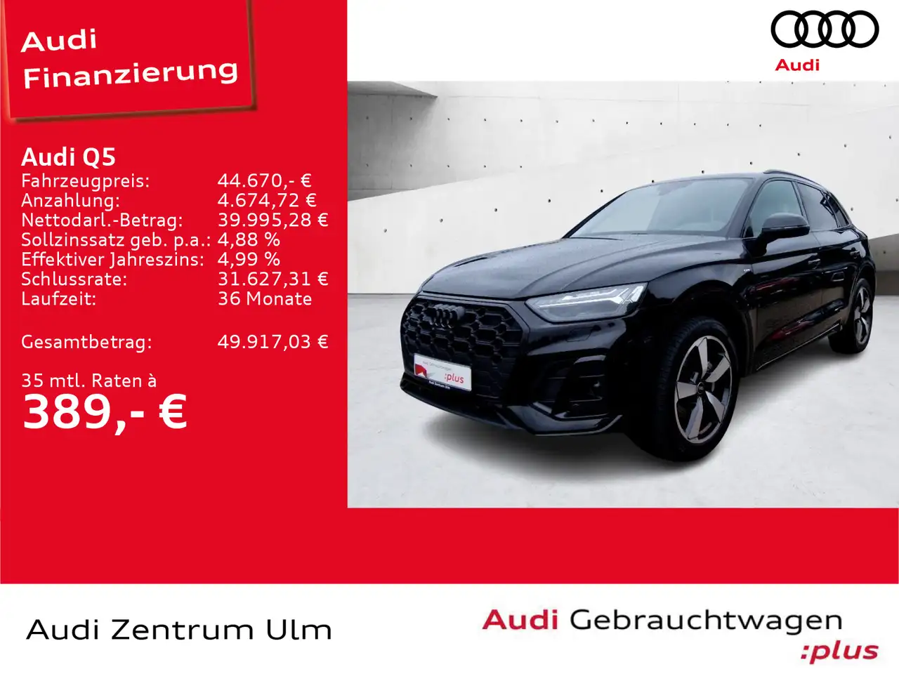 Q5S-Line 45TFSI quattro AHK MATRIX 360°KAM NAVI