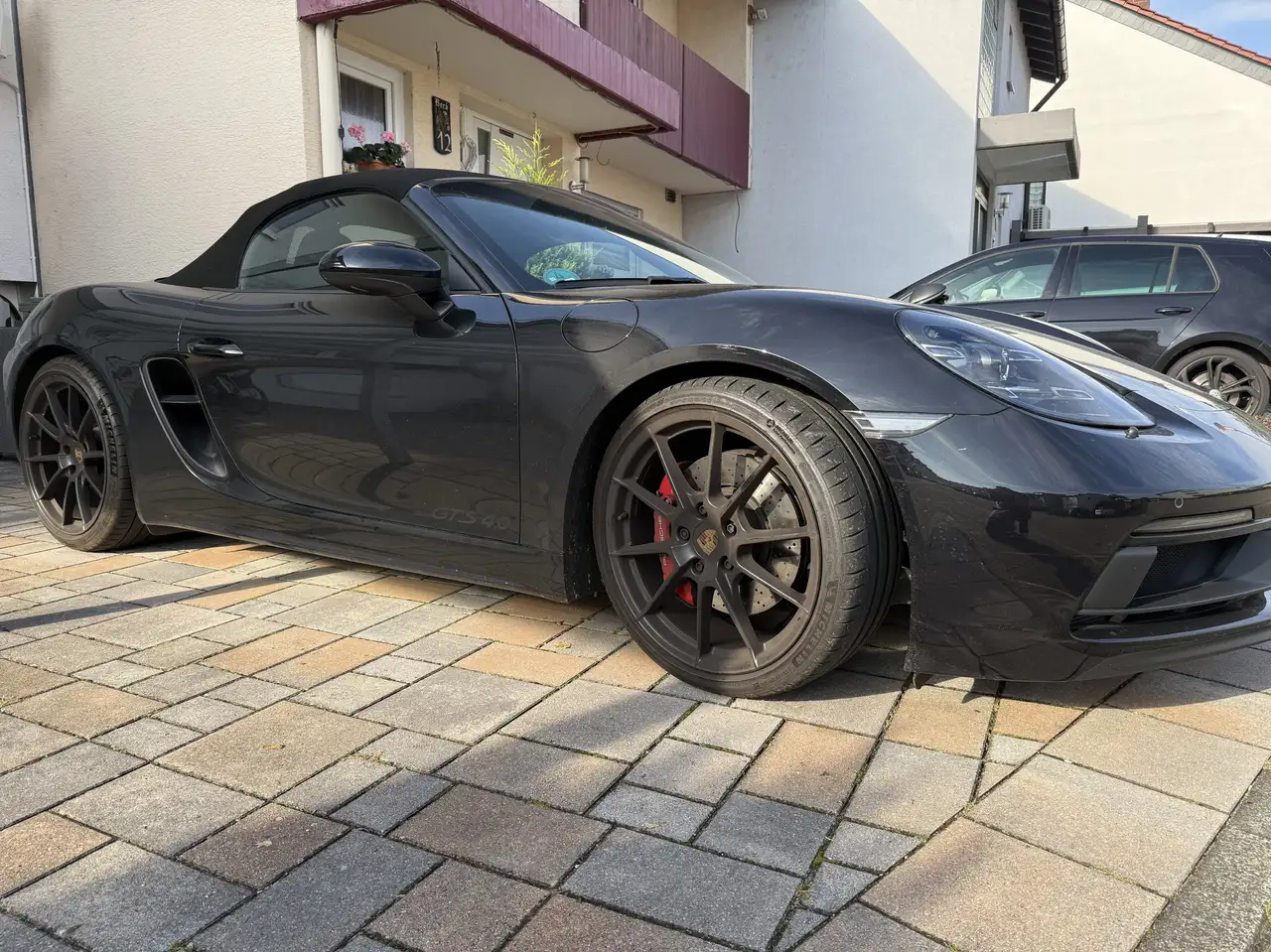 718Boxster 4.0 GTS schwarz CarPlay, Steinstagfolie