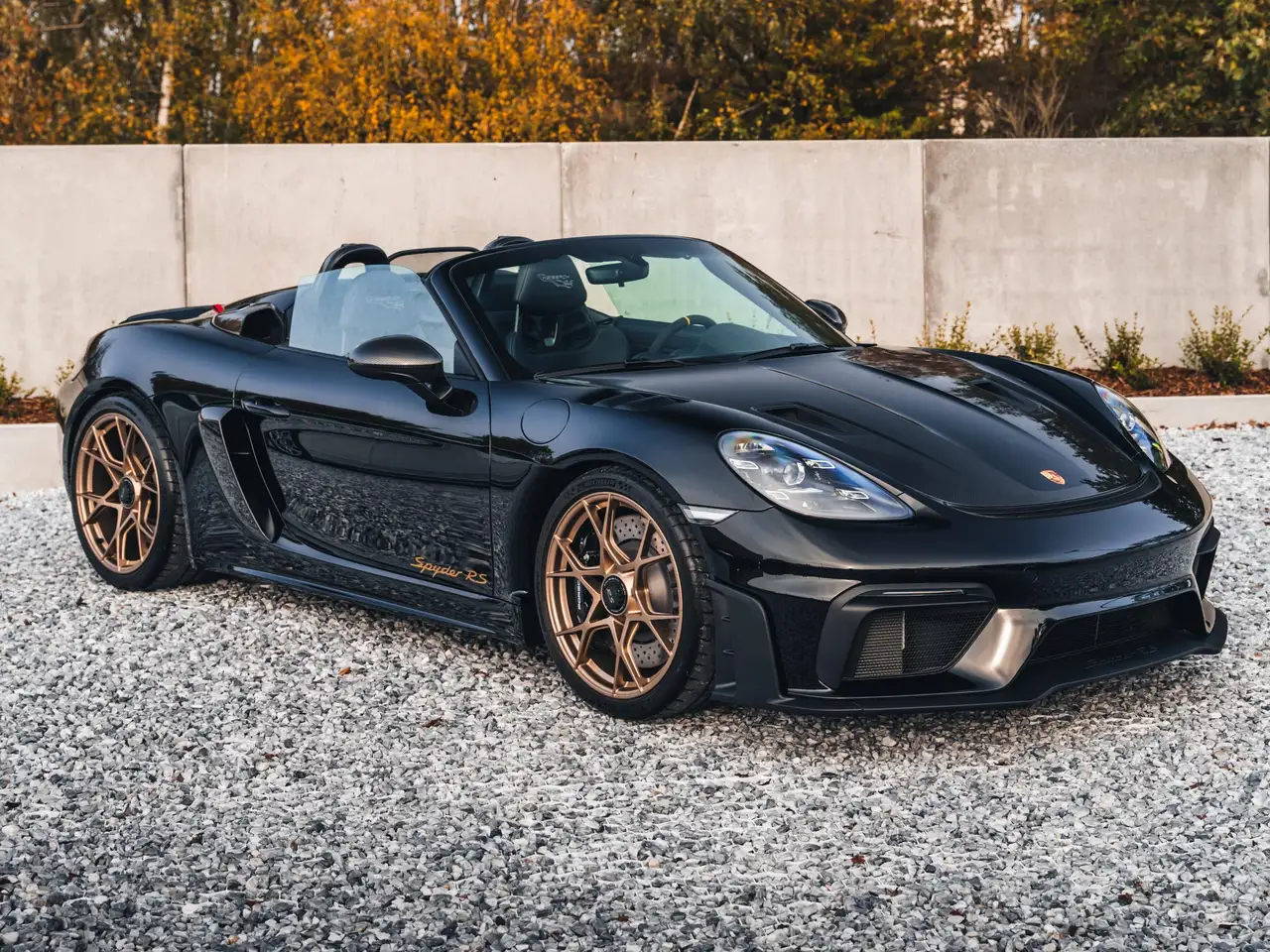 718Spyder RS / Weissach / Black / Bucket Seats