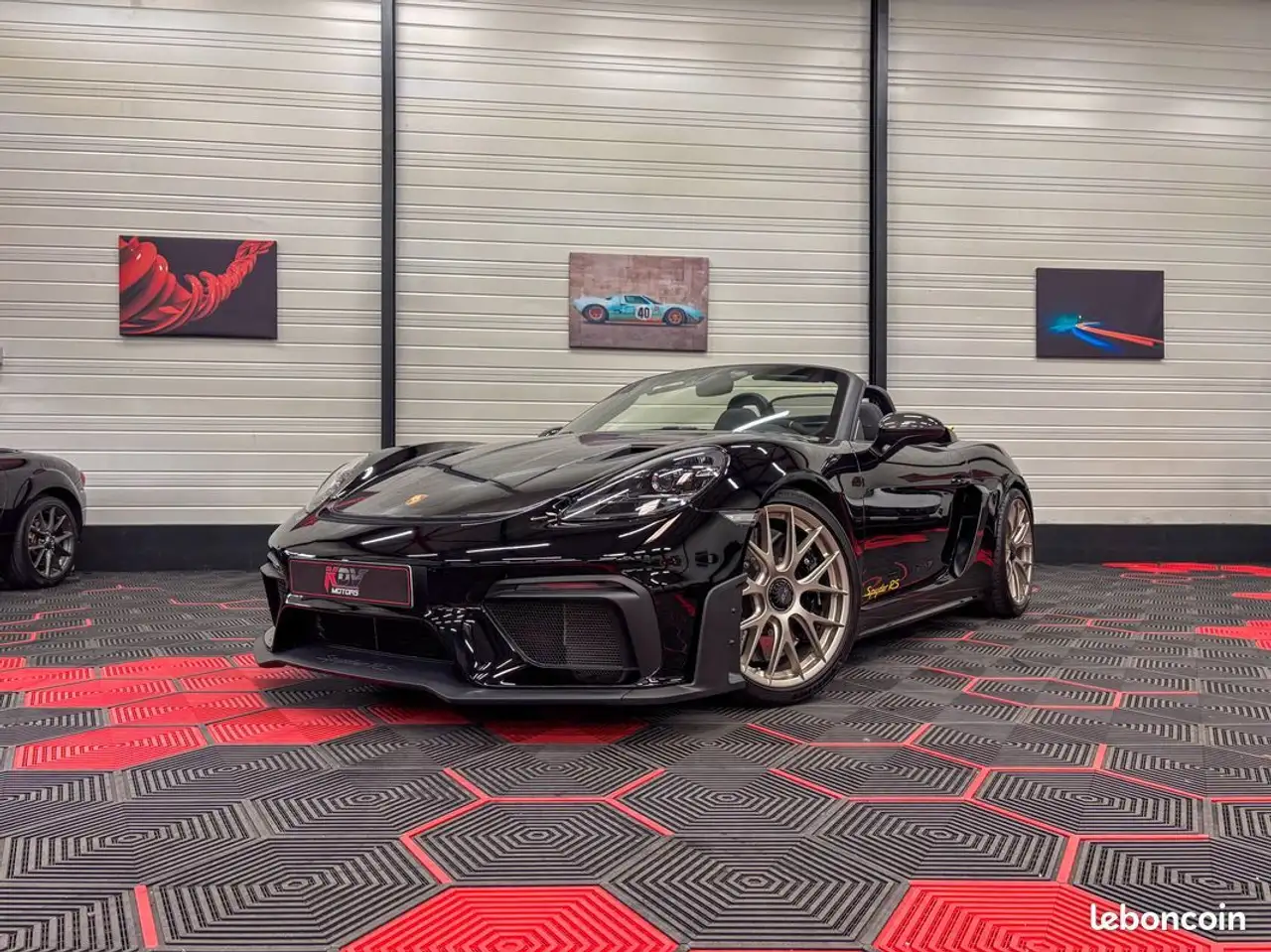 718Spyder RS – Pack Weissach Full Carbone Jantes Magnésium PCCB TVA récupérable 1ère main