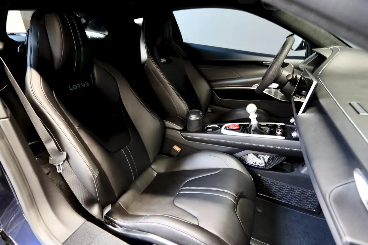 EmiraV6 - MERIDIAN BLUE - BLACK NAPPA LEATHER